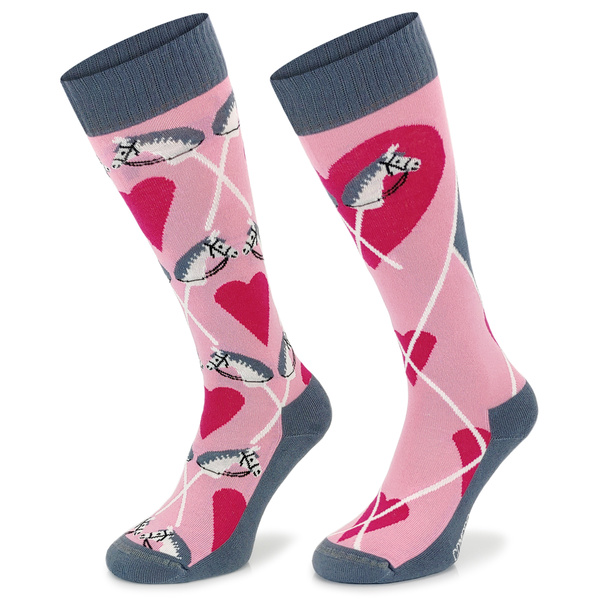 Podkolanówki jeździeckie - Różowe Konie