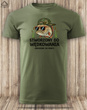 Wędkarska koszulka bawełniana T-shirt z dużym nadrukiem STWORZONY DO WĘDKOWANIA