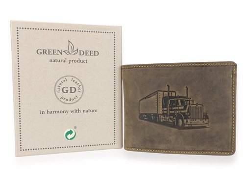 Elegancki portfel skórzany męski - TRUCK