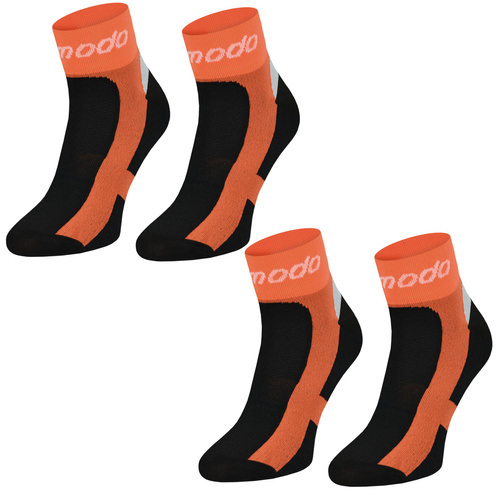 Zestaw technicznych skarpetek rowerowych STB - pomarańczowe / 2 PAK