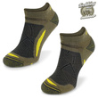Skarpety trekkingowe TREUL01 - stopki 70% merino - khaki
