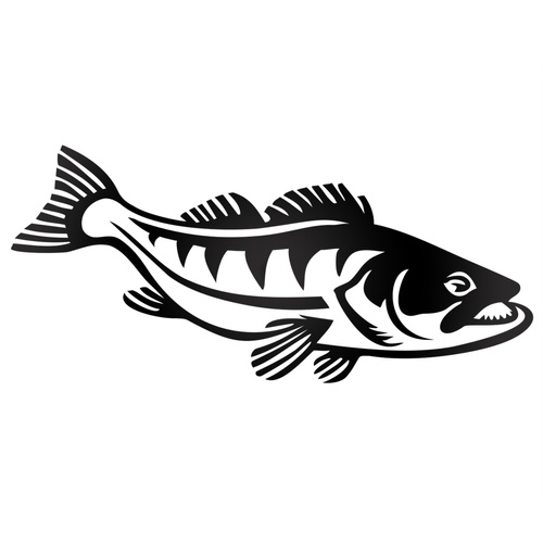 SANDACZ 7 odblaskowa naklejka na auto czarna