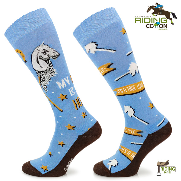 Podkolanówki jeździeckie - Niebieskie Konie