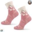 Skarpety trekkingowe TRE29 All Trail Hiker Thin Merino i Alpaka - różowy