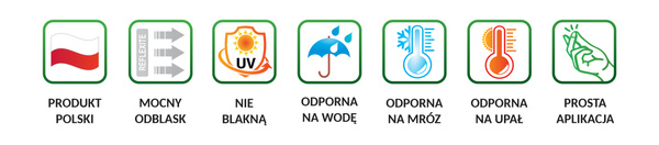 FISHING odblaskowa naklejka na auto czarna