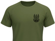 Wojskowa koszulka termoaktywna z Orłem WOT kolor khaki