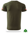 Wojskowa koszulka bawełniana T-shirt WOT naddruk FLAGI POLSKI