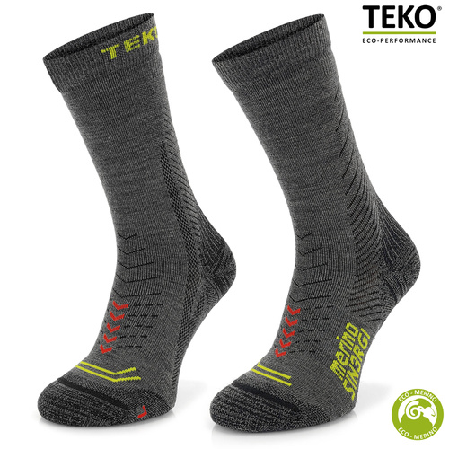 Skarpety trekkingowe TEKO ekoHIKE DISCOVERY - 2.0 LIGHT - szare