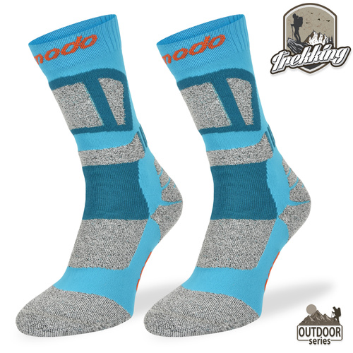 Skarpety trekkingowe COMODO STT DryTex – turkusowe