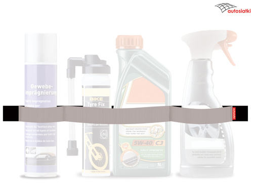 Autorzep – uchwyt na rzep do bagażnika, 80 cm, szary