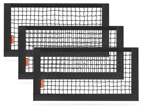 Zestaw 3 sztuk siatka kieszeń na rzep 20x40 cm