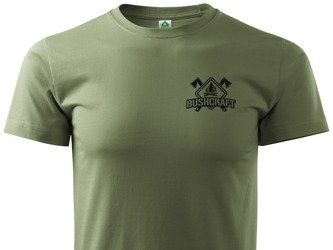 Koszulka khaki BUSHCRAFT