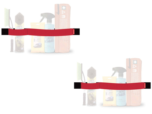 Zestaw 2 autorzepów czerwonych 60cm