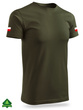 Wojskowa koszulka bawełniana T-shirt WOT naddruk FLAGI POLSKI