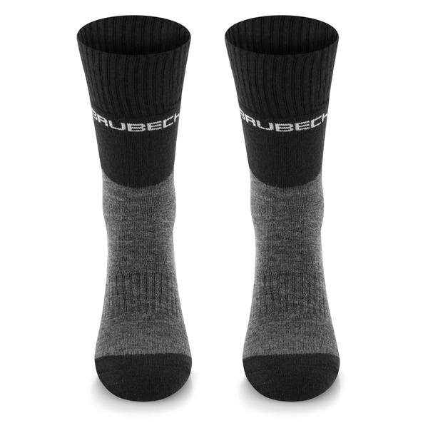 Skarpety damskie BRUBECK Trekking Merino - szaro-turkusowe