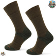 Grube zimowe skarpety trekkingowe TRE9 - khaki