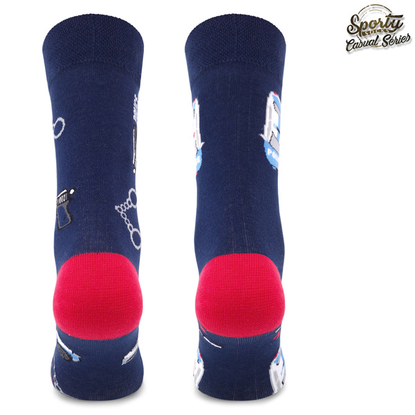 Zestaw kolorowych skarpetek SM1 2PAK - Policja