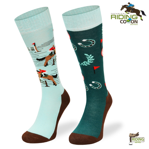 Podkolanówki jeździeckie – Skoki przez przeszkody, Jazda konna