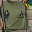 Wędkarska koszulka bawełniana T-shirt z nadrukiem SUMA I IMIENIA
