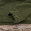 Wędkarski polar rozpinany khaki z naszytym emblematem KARP