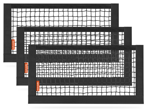 Zestaw 3 sztuk siatka kieszeń na rzep 20x50 cm