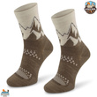 Skarpety trekkingowe TRE29 All Trail Hiker Thin Merino i Alpaka - brązowy