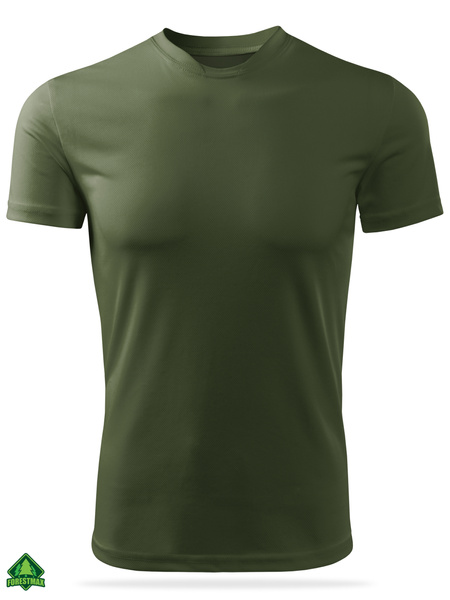 Zestaw 3 sztuk termoaktywnych koszulek męskich kolor khaki
