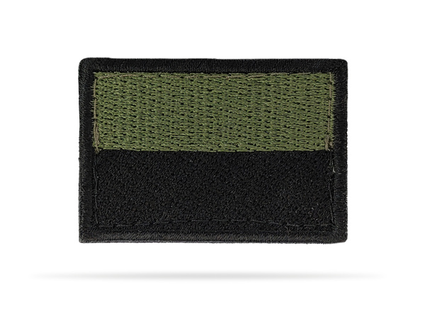 Haftowana naszywka FLAGA POLSKI gaszona 5,5 x 3,8cm + rzep