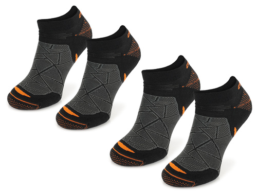 Zestaw krótkich skarpet trekkingowych TREUL01 - 70% merino - czarne / 2 PAK