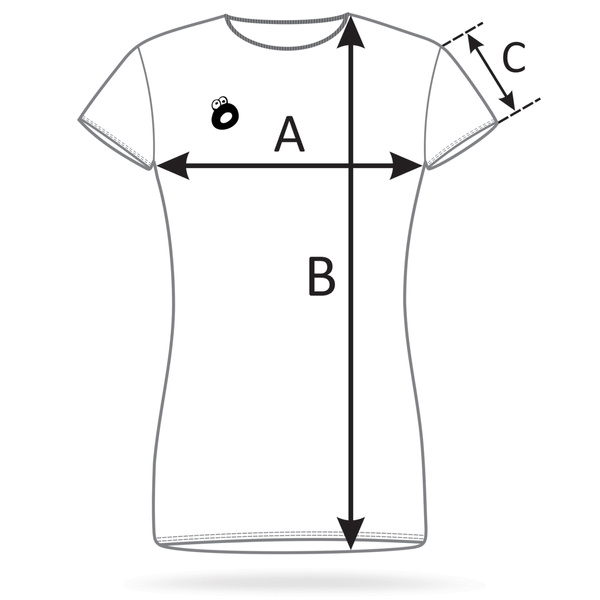 Damska bawełniana koszulka T-shirt z własnym nadrukiem - kolor czarny