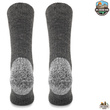 Grube zimowe skarpety trekkingowe TRE9 - ciemnoszare