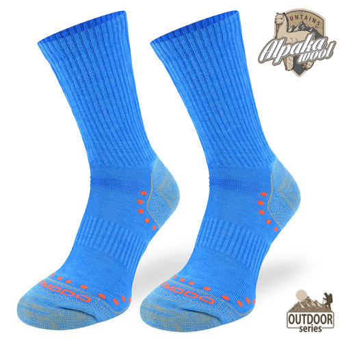 Skarpety trekkingowe STAL – niebieskie