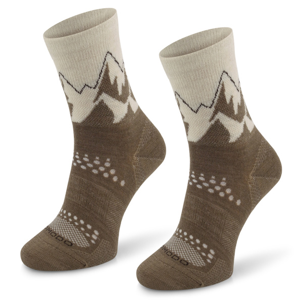 Skarpety trekkingowe TRE29 All Trail Hiker Thin Merino i Alpaka - brązowy