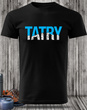 Czarna koszulka T-shirt nadruk TATRY