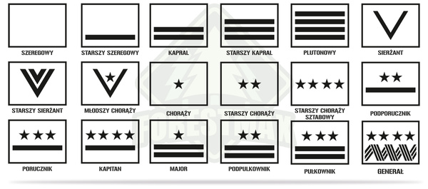 Koszulka wojskowa termoaktywna WOT z nadrukiem NAZWISKA i STOPNIA
