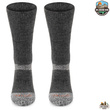Grube zimowe skarpety trekkingowe TRE9 - ciemnoszare