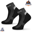 Zestaw technicznych skarpetek rowerowych STB - czarne / 3 PAK