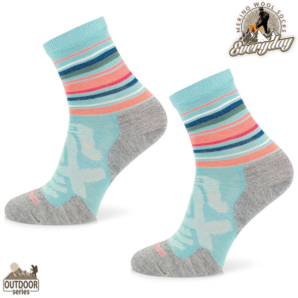 Zestaw skarpet trekkingowych TRE18 Everyday Merino - miętowe / 2 PAK