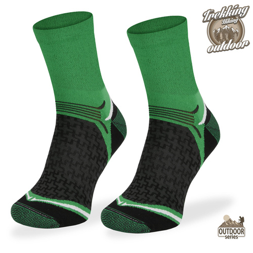 Skarpety trekkingowe TREUL03 - zielone