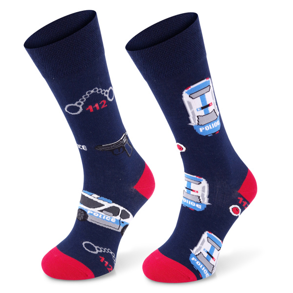 Kolorowe skarpetki – Policja, Radiowóz