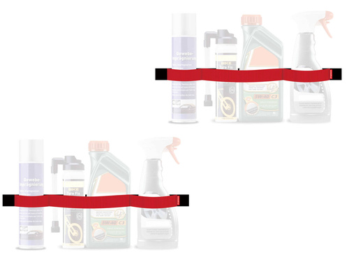 Zestaw 2 autorzepów czerwonych 80cm