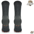 Zestaw skarpet trekkingowych STAL - 50% merino i alpaki - ciemo-szare / 2PAK