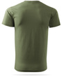 Khaki męska koszulka T-shirt z własnym nadrukiem 