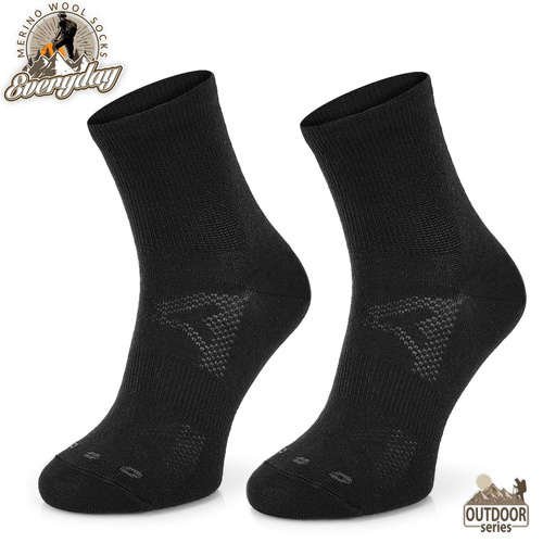 Skarpety trekkingowe TRE17 Everyday Merino - czarne