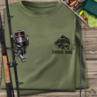 Wędkarska koszulka bawełniana T-shirt z nadrukiem KARPIA I IMIENIA