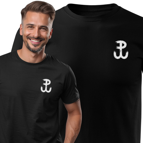 Koszulka patriotyczna T-shirt czarny - POLSKA WALCZĄCA