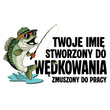 Nadruk umieszczony na koszulce - TWOJE IMIĘ FM / DTF / I003
