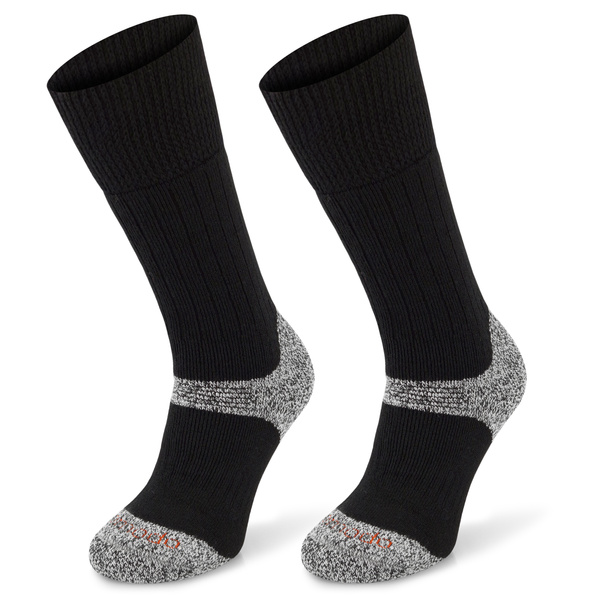 Grube zimowe skarpety trekkingowe TRE9 - czarne
