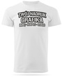 Biała męska koszulka T-shirt z własnym nadrukiem 