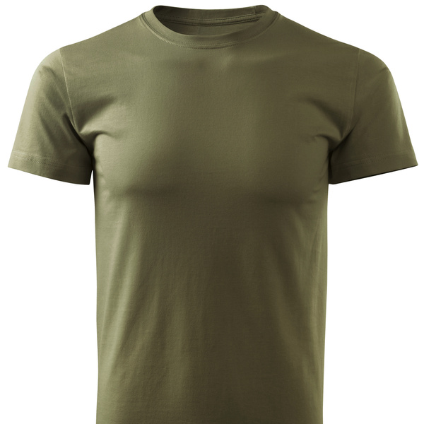 Męska koszulka bawełniana T-shirt - military, roz. L